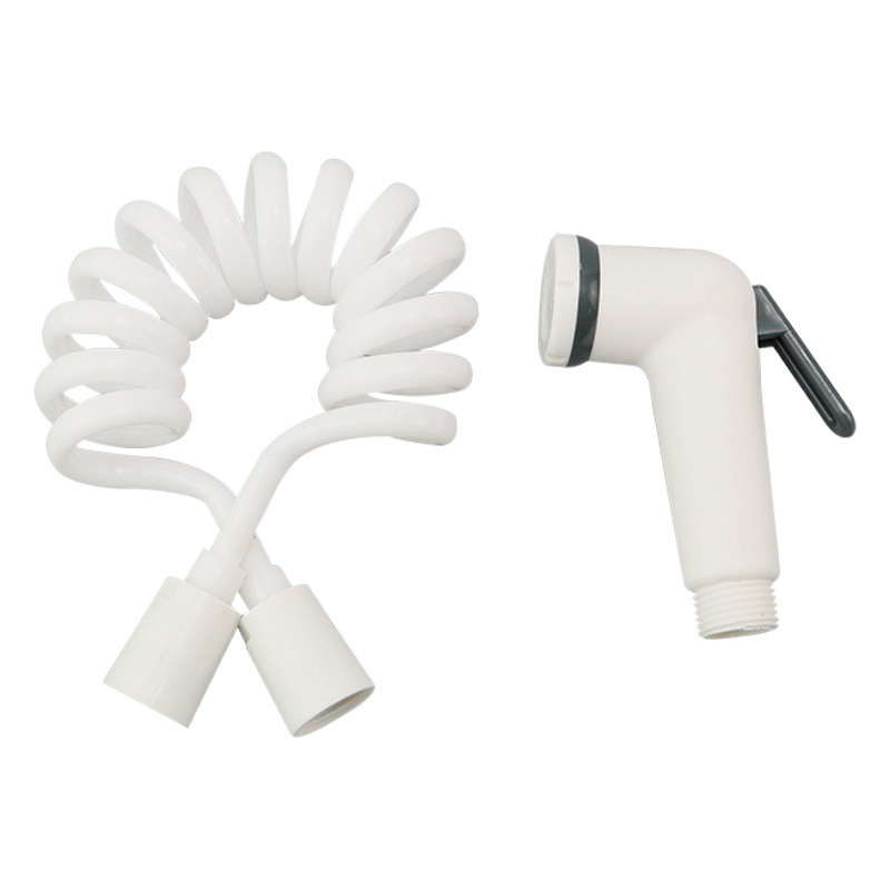 Cross-border Toilet Spray Gun suit One-in-Two-out Toilet Balcony Wash Flusher Small Spray Gun Toilet Companion