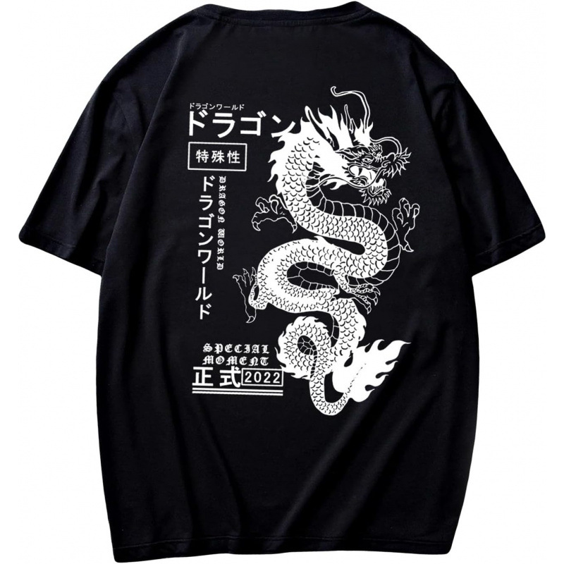 European Size Pure Cotton Short-Sleeved Men's T-Shirt Cozyease Men's Letter Graphic Tee Casual Sh