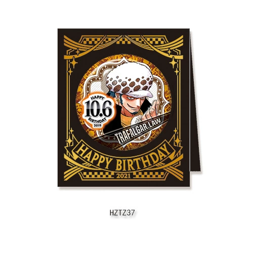Бейдж дня рождения Comic Factory ONE PIECE Лuffy Zoro Chopper Sanji Nami стойка для бейджей на день рождения