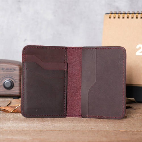 NT003 card holder men's genuine leather large capacity multi-card slot document slot cowhide bank card credit card holder leather case new