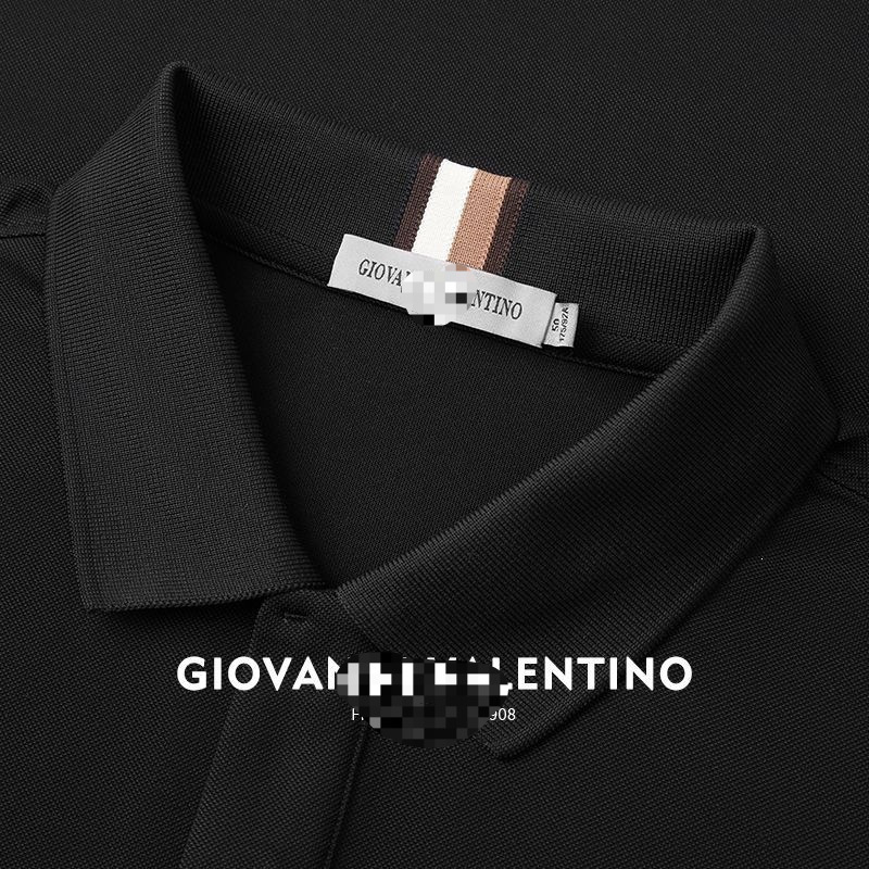 Zhuofanni Valentino Short-Sleeved Polo Shirt Men's Summer Business Casual Lapel T-Shirt Wholesale in Stock