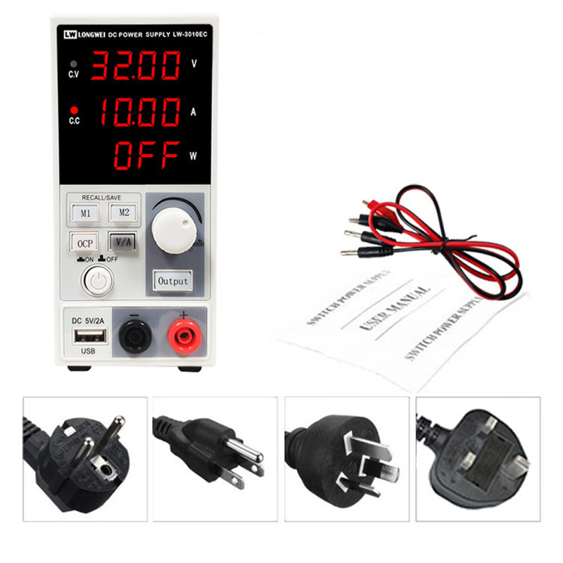 LW3010EC龙威可编程直流稳压电源30V10A稳流老化实验室程控电源