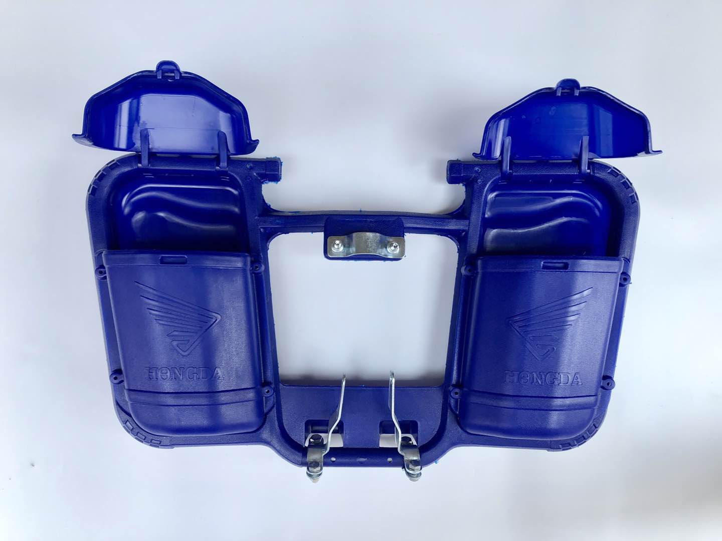 Motorcycle Bumper Frame with Lid Storage Box Jockey Car 125 Men's Motorcycle Modified Thickened Front Bars