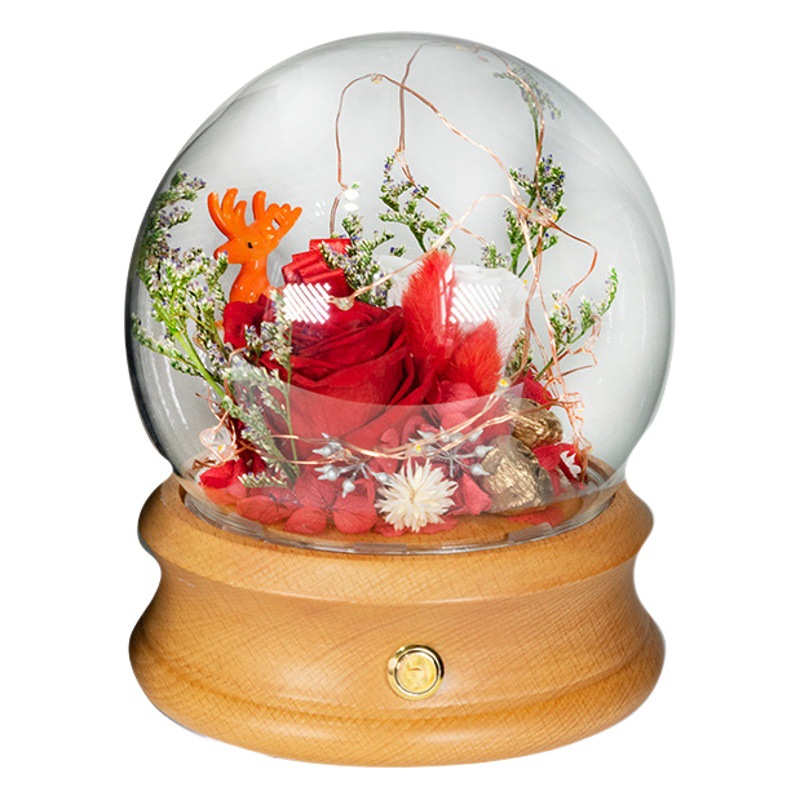 Naxi Reina eterna flor Bluetooth altavoz regalo al por mayor para novias decoración del hogar regalo creativo