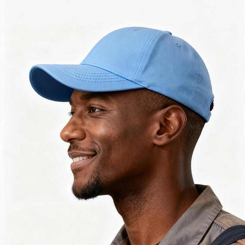 Sombreras de béisbol de algodón en stock de hebilla metálica con gorras de gran tamaño alrededor de la gorra de trabajo europea y americana se pueden personalizar para imprimir bordados