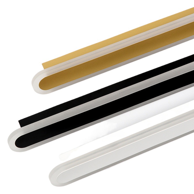 lámpara de pared larga LED moderna minimalista dormitorio cabecera lámpara nórdica minimalista sala de estar fondo lámpara de pared escalera