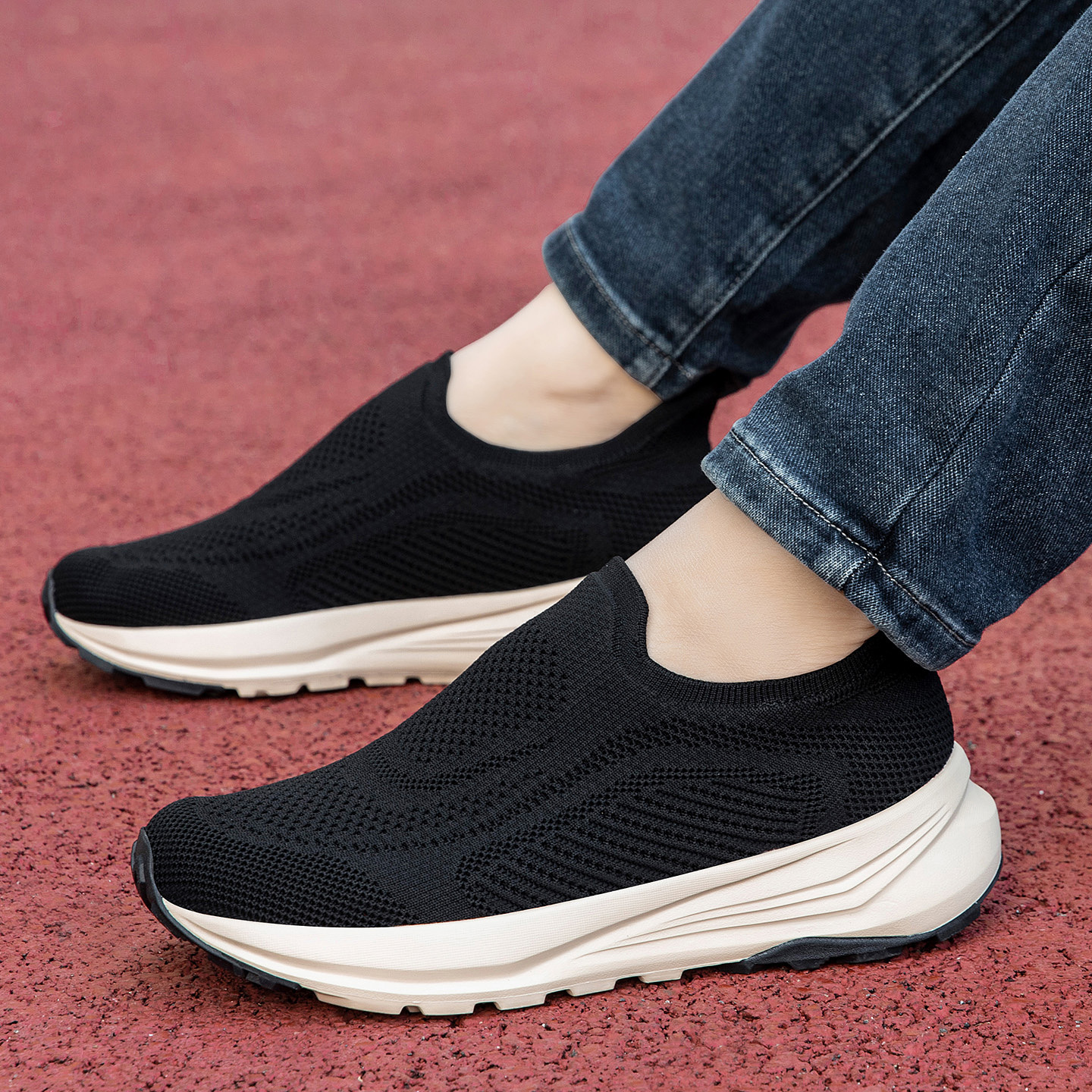 High-quality Cross-border Slip-on Casual Shoes For Men, No Lacing Required, Lightweight, Cushioned, Comfortable Walking_vogvips.com