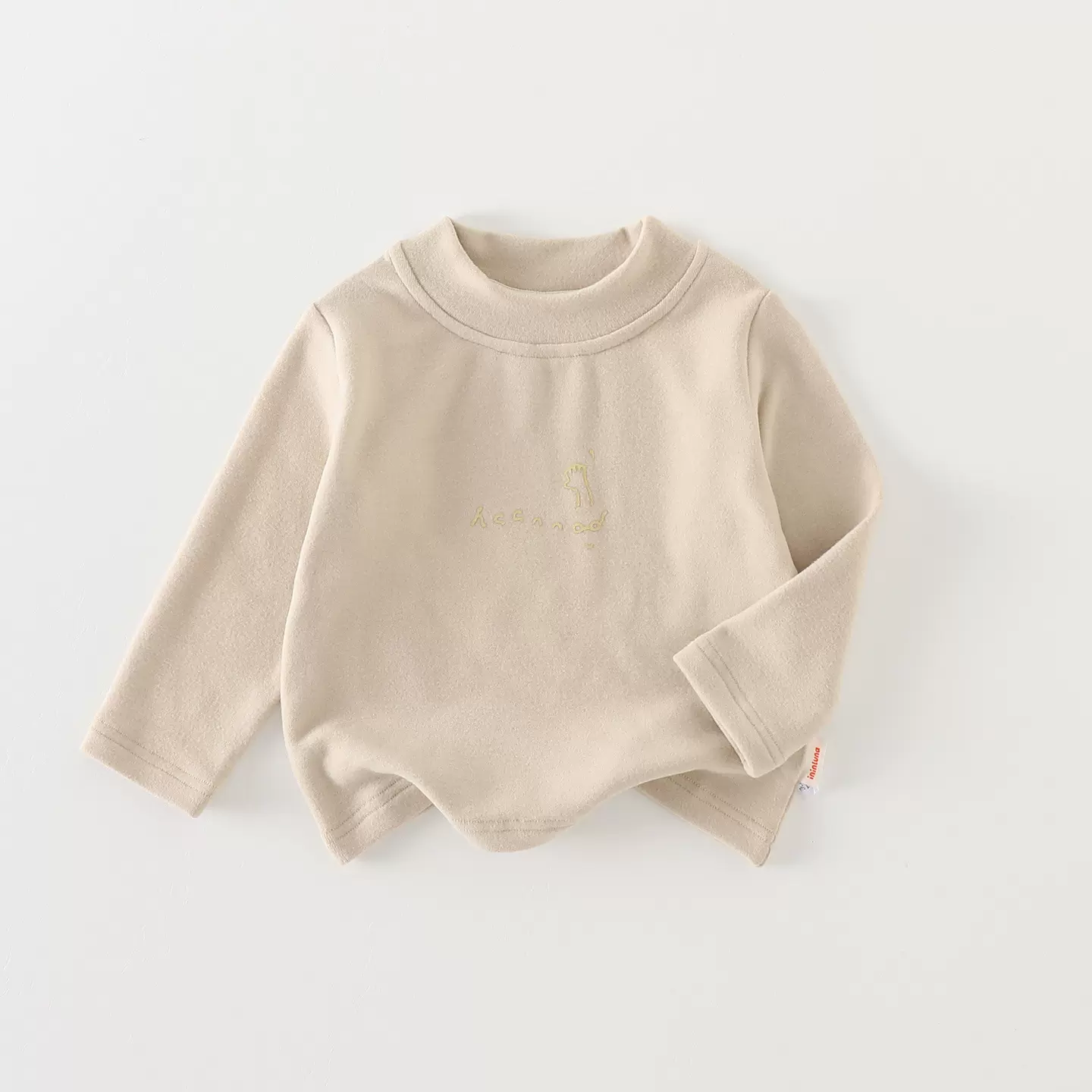 婴幼儿衣服儿童半高领德绒打底衫男童长袖T恤冬装秋冬女童宝宝上