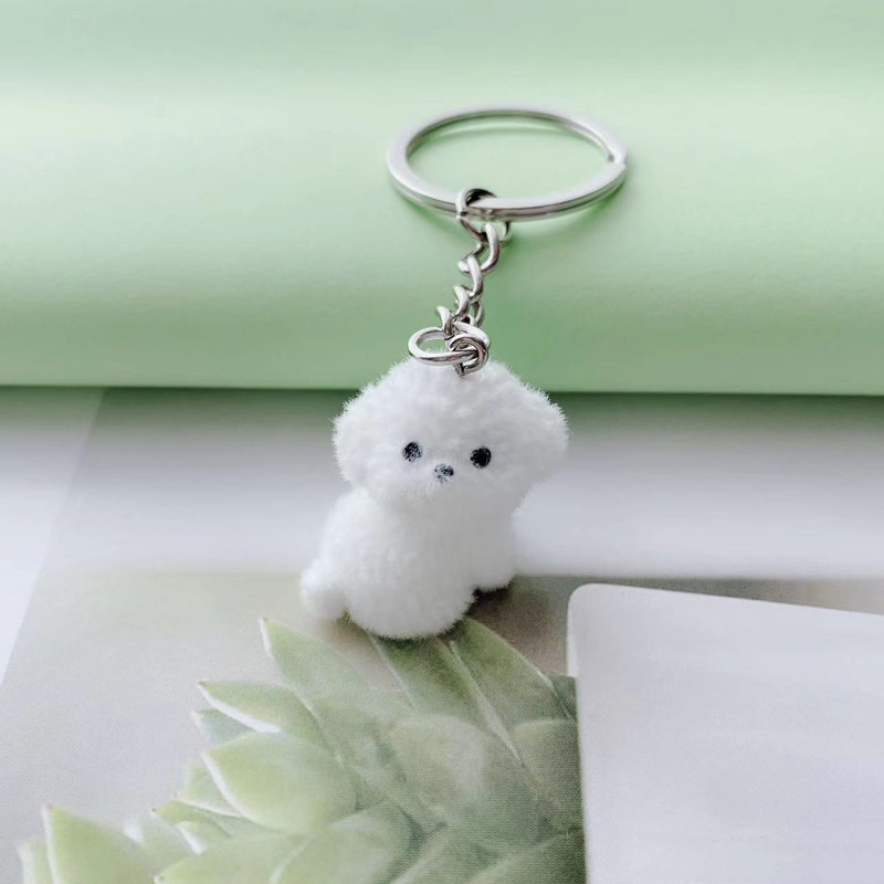 18g Weight Bag Pendant, Keychain Classification Daily Occasion Resin Material Bag, Cartoon, Dog, Tree, Car Pattern Women's Gender Cartoon Style, Cute Style Bag Cartoon Dog Bag Pendant Keychain Resin Women's Cartoon Style Cute Bag Pendant Keychain 5