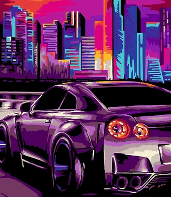 Avtomobil döşəmə paspasları | Room Decoration Painting Hanging Painting - car-03-5080cm