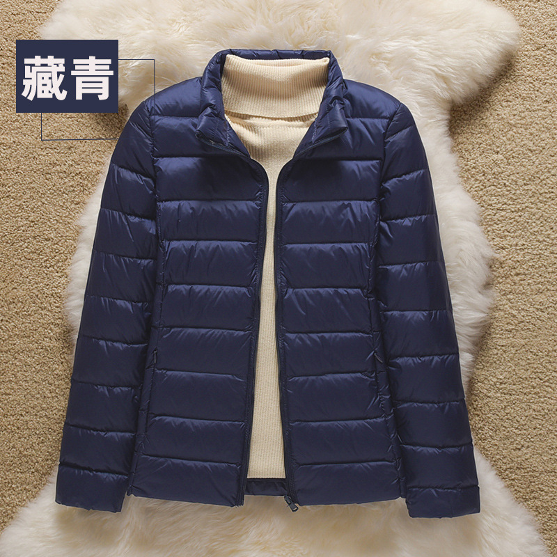 네이비 블루(스탠드 칼라)