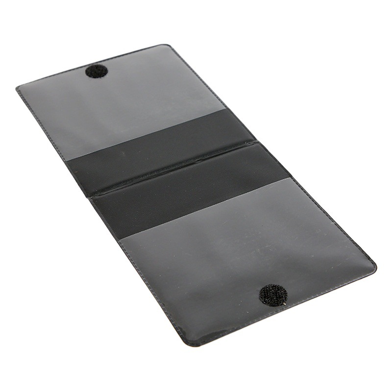 2022 new men's short folding PU fashion logo printing card holder business Classic card holder wallet