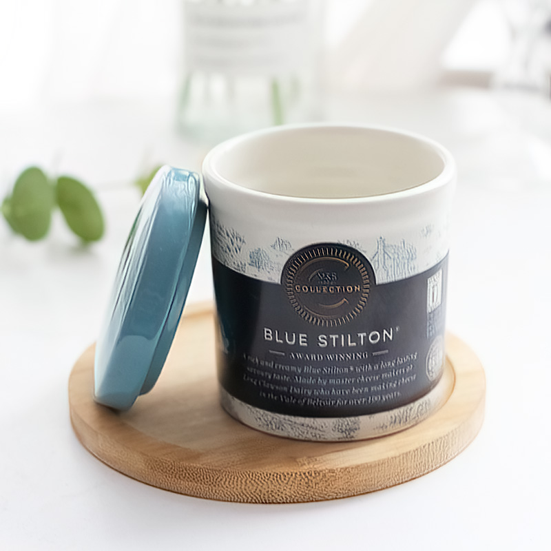 Azul Blue Lid Jar sin vela