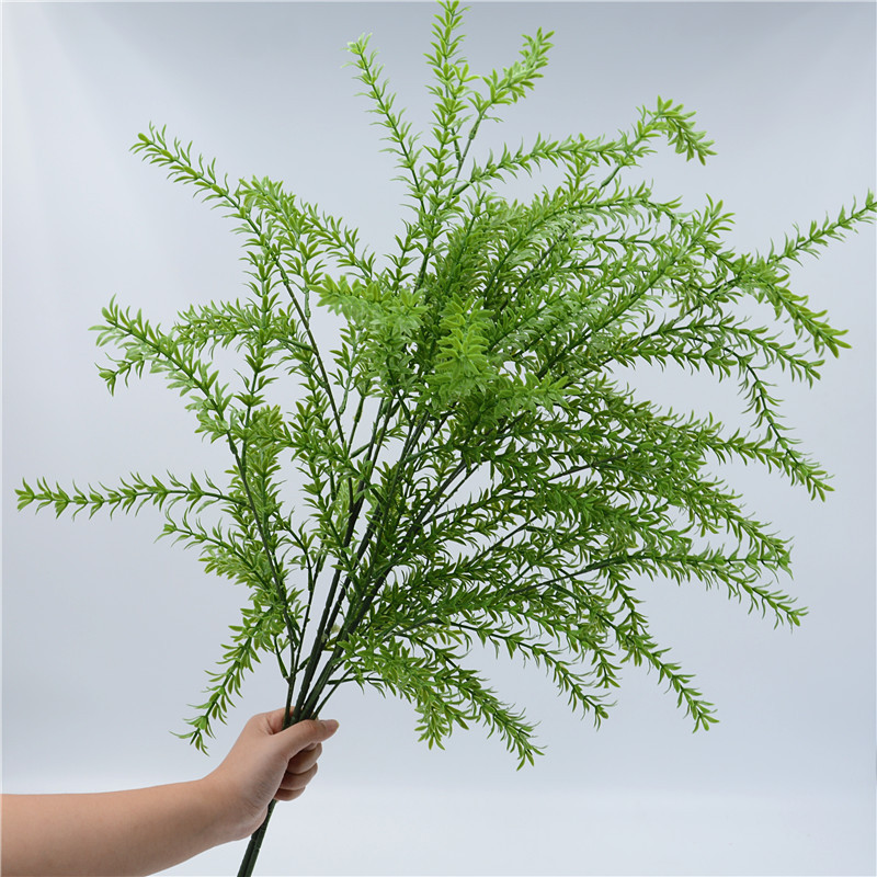 Artificial Flowers for Weddings, Plastic Green Plants, Single Artificial Pine Branches, Fake Branches, Artificial Green Plants, Garden Landscape Flowers