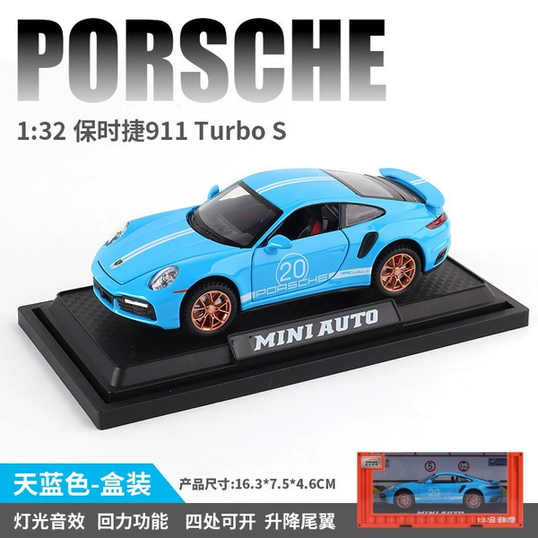 1 to 32 Jianyuan Porsche 911 TurboS-Blue
