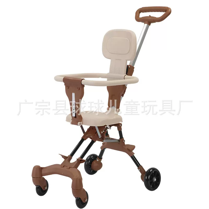 跨境遛娃溜娃神器儿童手推车轻便高景观双向婴儿推车宝宝口袋车