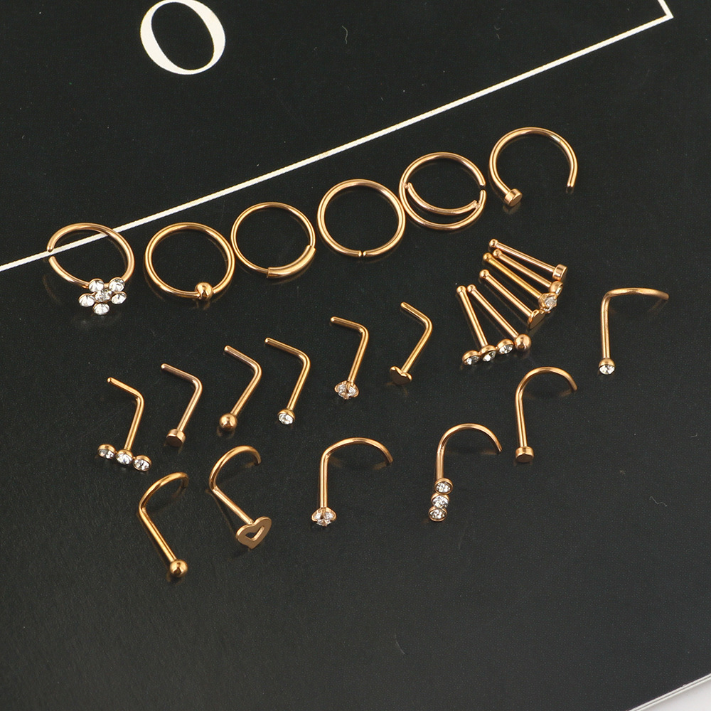 Labret piercing jewelry detail image