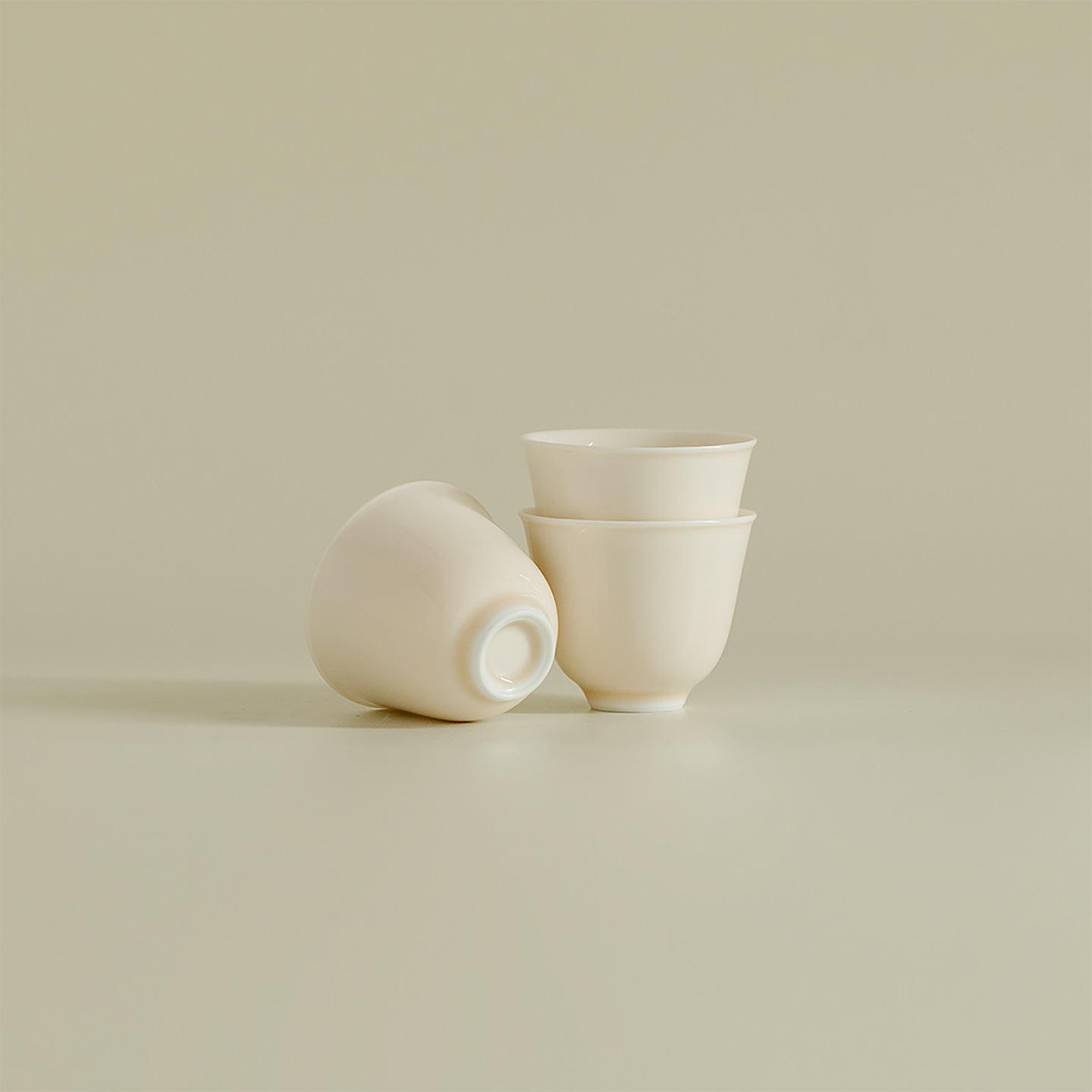 Yin Chuantang White Porcelain Tea Cup Ceramic Tea Cup Small Cup Kung Fu Tea Cup Pure White Tea Cup Master Cup