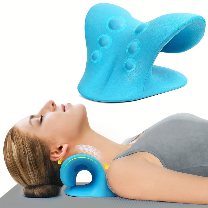 C- type pillow cervical vertebra massager acupressure massage pillow dredge rich bag shoulder neck relaxation anti-arch traction orthosis