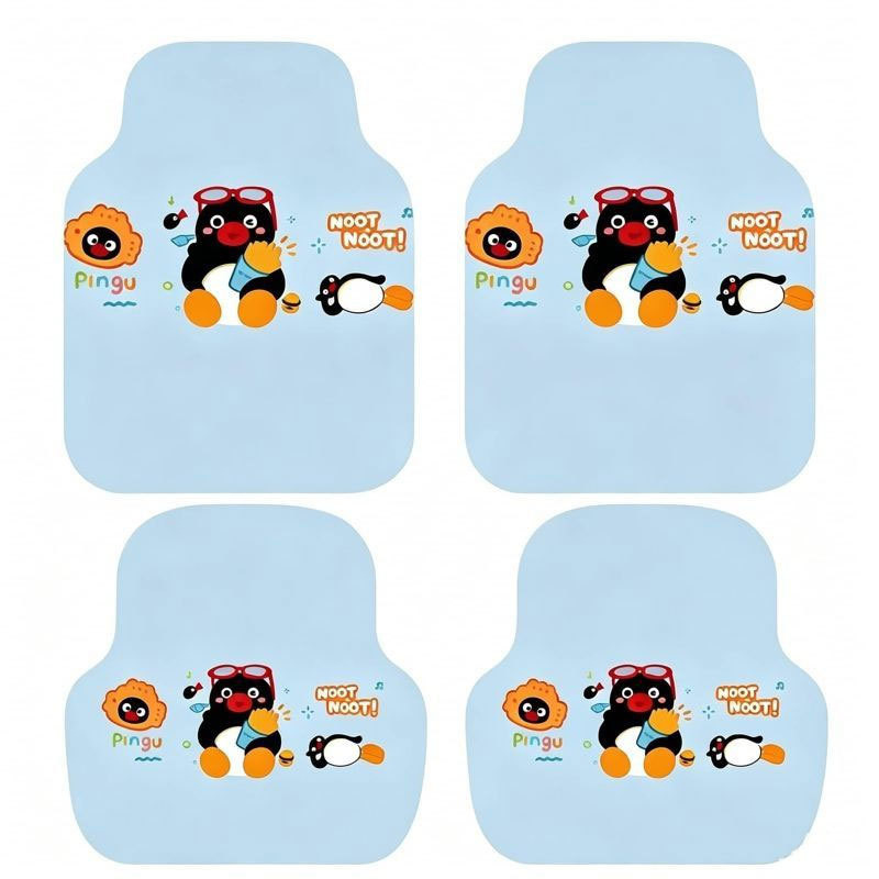 Cute cartoon simple versatile silk loop carpet, non-slip, anti-stain, dirt-resistant, durable, easy to maintain, can be cut to size, suitable for car interior mats