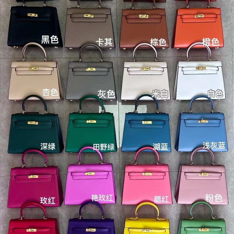 In Stock 2025 New Fashion Second-Generation Kelly Bag Birkin Bag Women's Shoulder Crossbody Bag Versatile Trendy Handbag