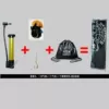 Package Nine (air pump + black and yellow net bag + 1 air needle + 1 ball bag)