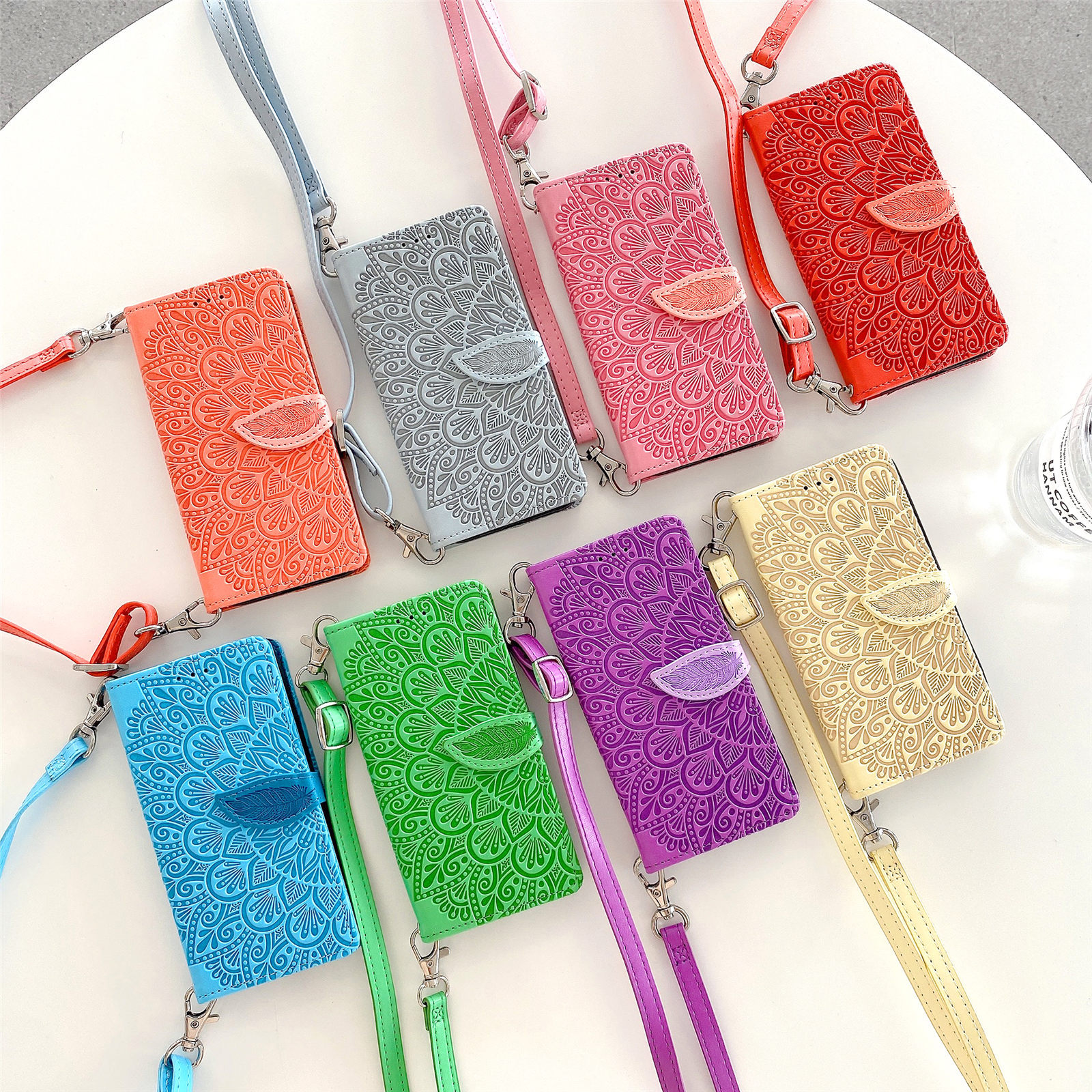 Fashion Peacock Pu Leather   Phone Accessories display picture 15