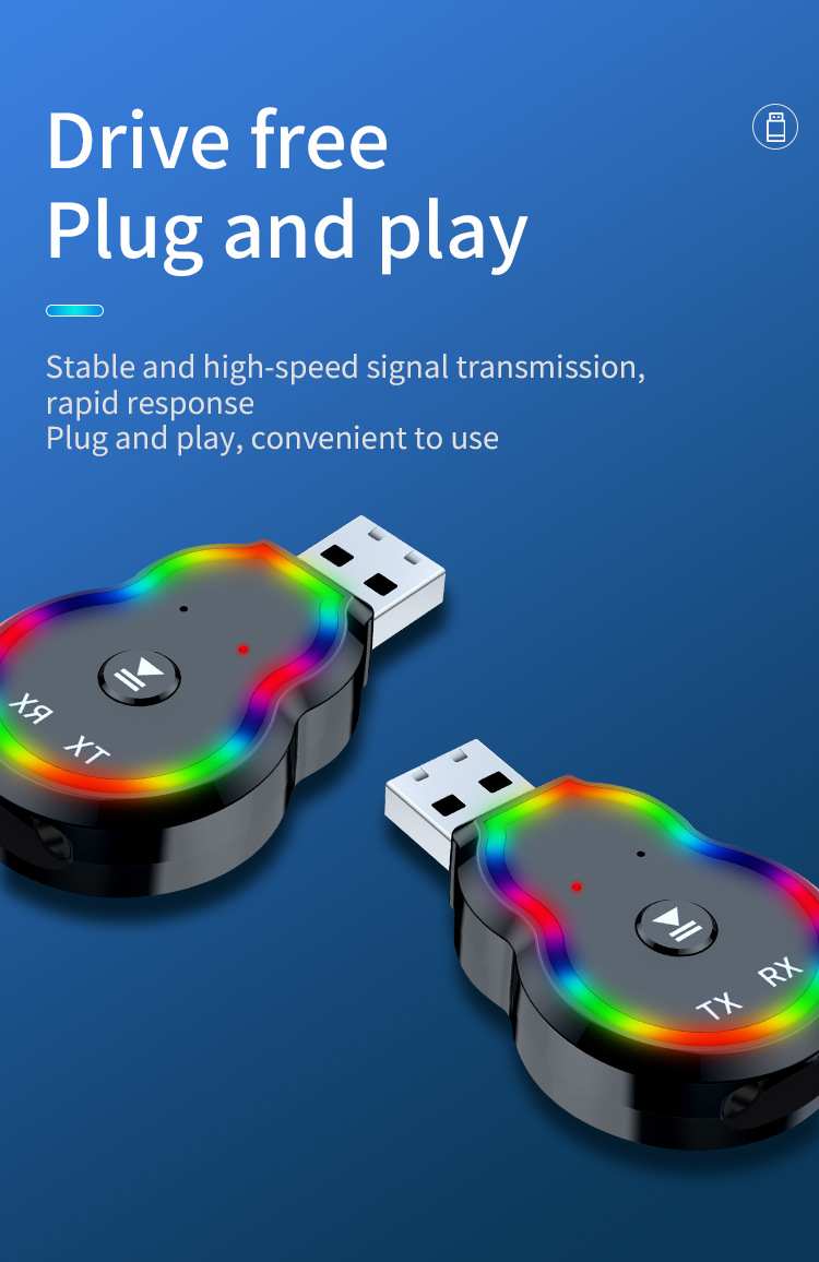 Q2Fm Transmitter Bluetooth Receiver Fm Radio USB Lossless Audio Car Converter with Aux Cable Dropshipping