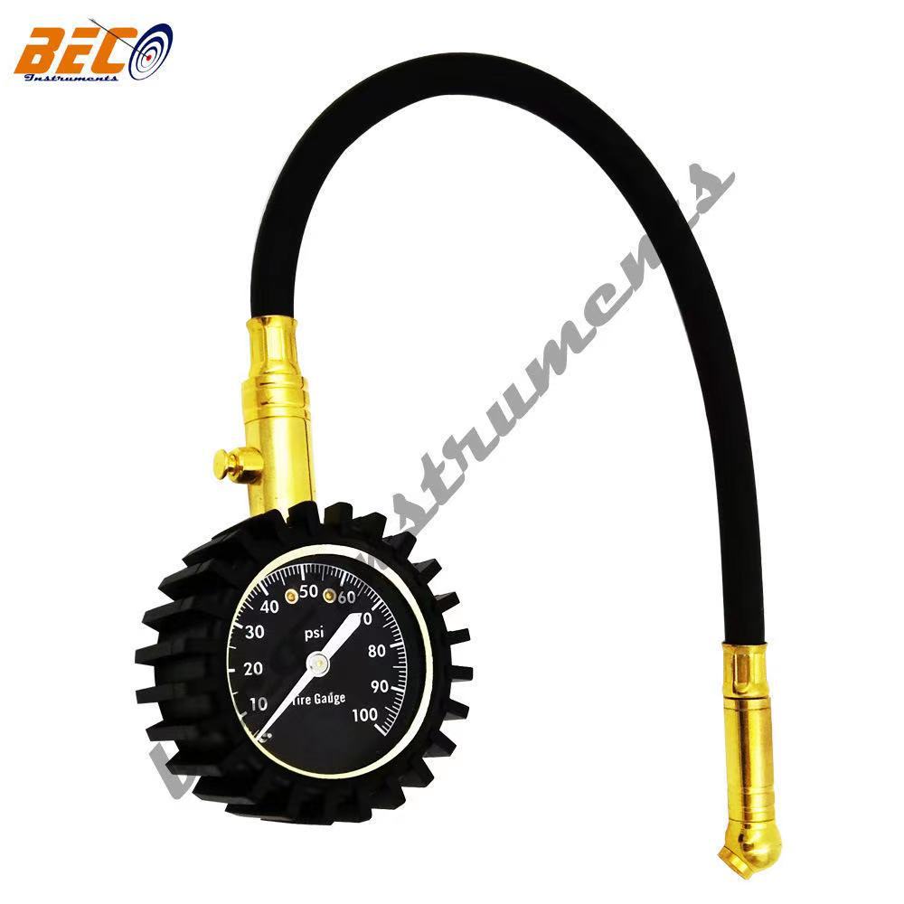 厂家直供高精度车载金属胎压表 汽车轮胎气压表 胎压检测器胎压计