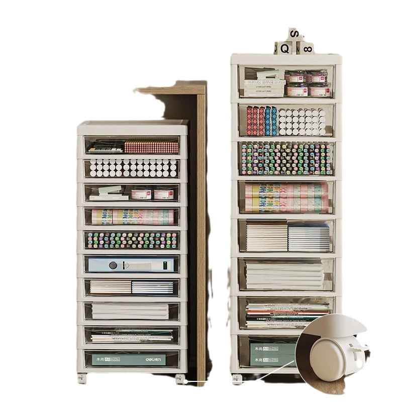 Ящик для хранения косметики типа Drawer, оформление рабочего стола, ногти, бижутерия, прозрачный лоток, студенческий многоуровневый шкаф