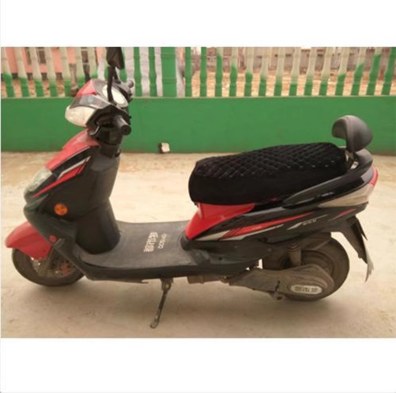 Electric Scooter Motorcycle Seat Cushion Cover Battery Car Flannel Winter Warm Seat Cushion Cover Winter Seat Cushion