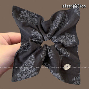2026 nuevo estilo coreano super grande anillo de pelo intestino grande niñas de alto nivel de sensación de cabello de flores cuerdas de cabello de cordón de goma adornos para el cabello