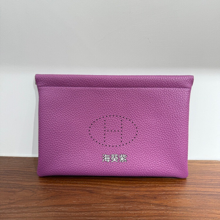 H 本革携帯電話バッグ第一層牛革ライチ柄大容量化粧品バッグハイエンドラッキー小銭入れ口紅バッグ|undefined