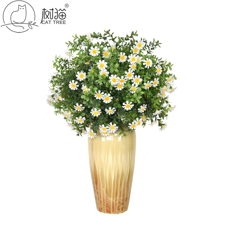 源头工厂仿真地插树人造绿植假花假树室内装饰薰衣草盆景树可拆卸