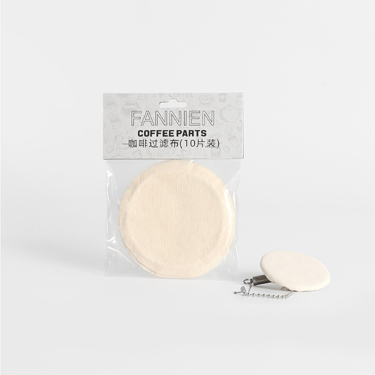 Coffee siphon pot filter cloth Belgium pot coffee pot filter cloth 10 pieces filter Cotton