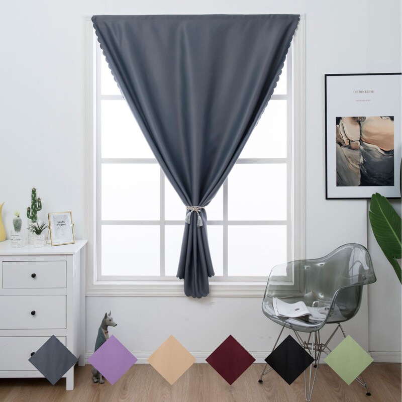 Solid Color High Precision Simple Shading Punch-free Curtain Velcro Alphabet Finished Curtain Door Curtain Finished Foreign Trade Finished Curtain Solid Color High Precision Simple Shading Punch-free Curtain Velcro Alphabet Finished Curtain Door Curtain Finished Foreign Trade Finished Curtain