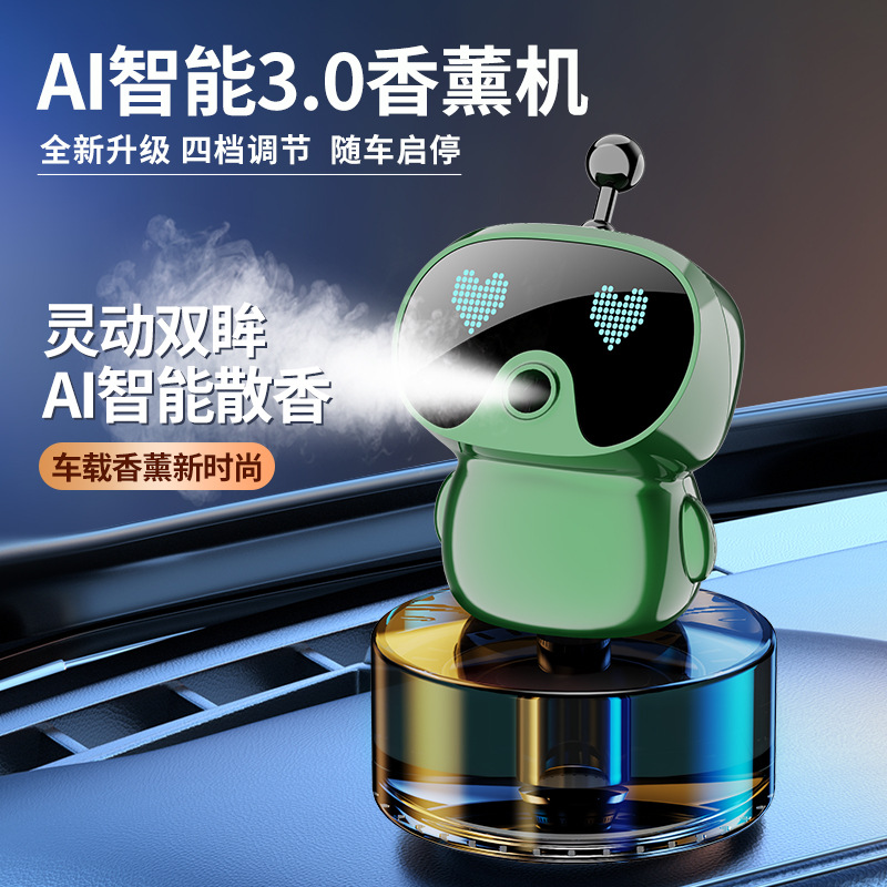 Robot Car Intelligent Aromatherapy Machine Men's Car Car Perfume Holder Internet Celebrant Car Fragrance Advanced Aromatherapy