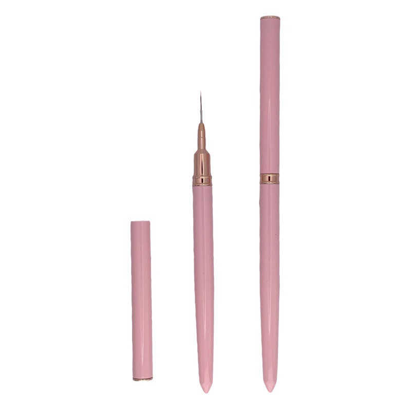 Meinaiqi pluma de dibujo de uñas estilo japonés pintura de línea fina pluma pintura de uñas flor gancho línea traje de cepillo de uñas francés