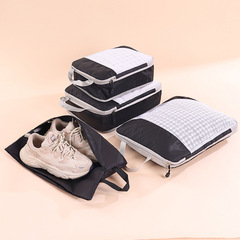 Compressed four-piece cross-border hot-selling home travel storage bag suitcase business trip travel compression storage bag