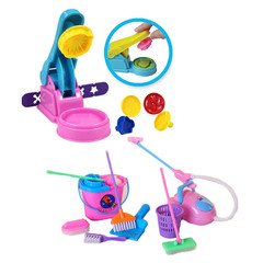 Cross-border plasticine noodle machine, children's play clay clay handmade mold, cleaning and sanitary ware