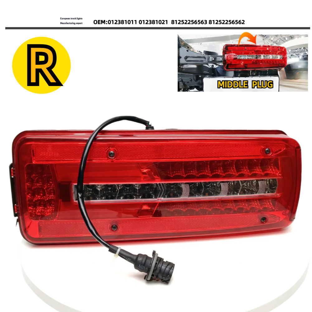 Luz trasera LED TGX TGS Luz de freno de camión alemán MAN 81252256563 81252256562