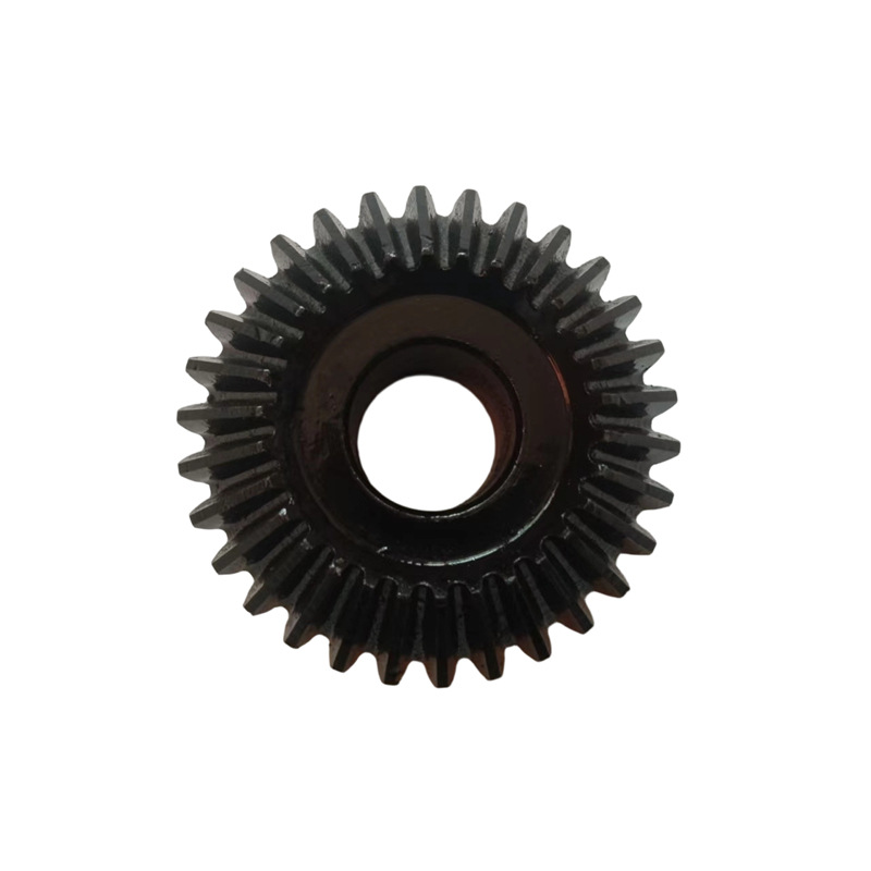 Double-row sprocket, bevel gear, helical gear, mechanical spur gear, non-standard custom-made 45# steel straight-tooth hard surface helical gear