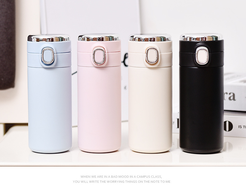Casual Solid Color Stainless Steel Thermos Cup 1 Piece display picture 3