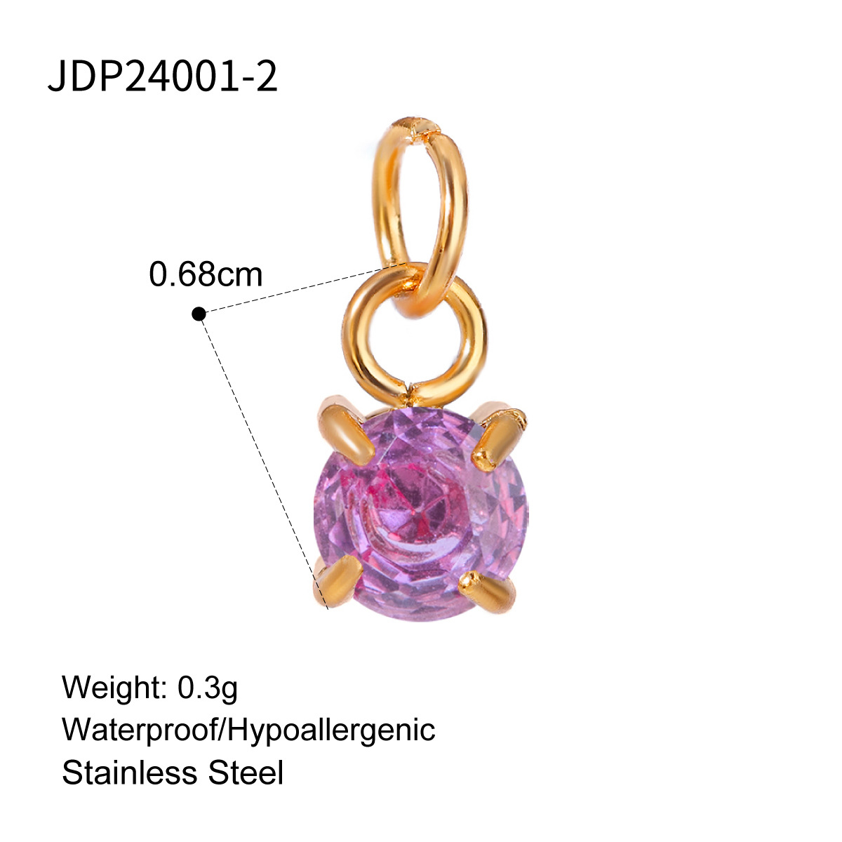 Europa y los Estados Unidos transfronterizos inswind moda exquisita 18k oro acero inoxidable diciembre joyería accesorios joyería al por mayor image 17