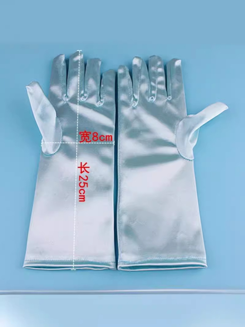 Fábrica directa de hielo y nieve con guantes princesa Elsa juguetes de rol para chicas guantes de impresión de sardinas