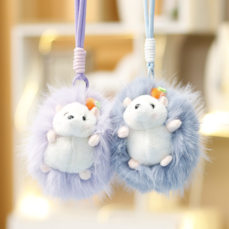 Internet-Famous Plush Toy Hedgehog Doll Cute Stuffed Animal Gift for Girls Doll Bag Pendant Keychain Small Hanging Ornament Internet-Famous Plush Toy Hedgehog Doll Cute Stuffed Animal Gift for Girls Doll Bag Pendant Keychain Small Hanging Ornament