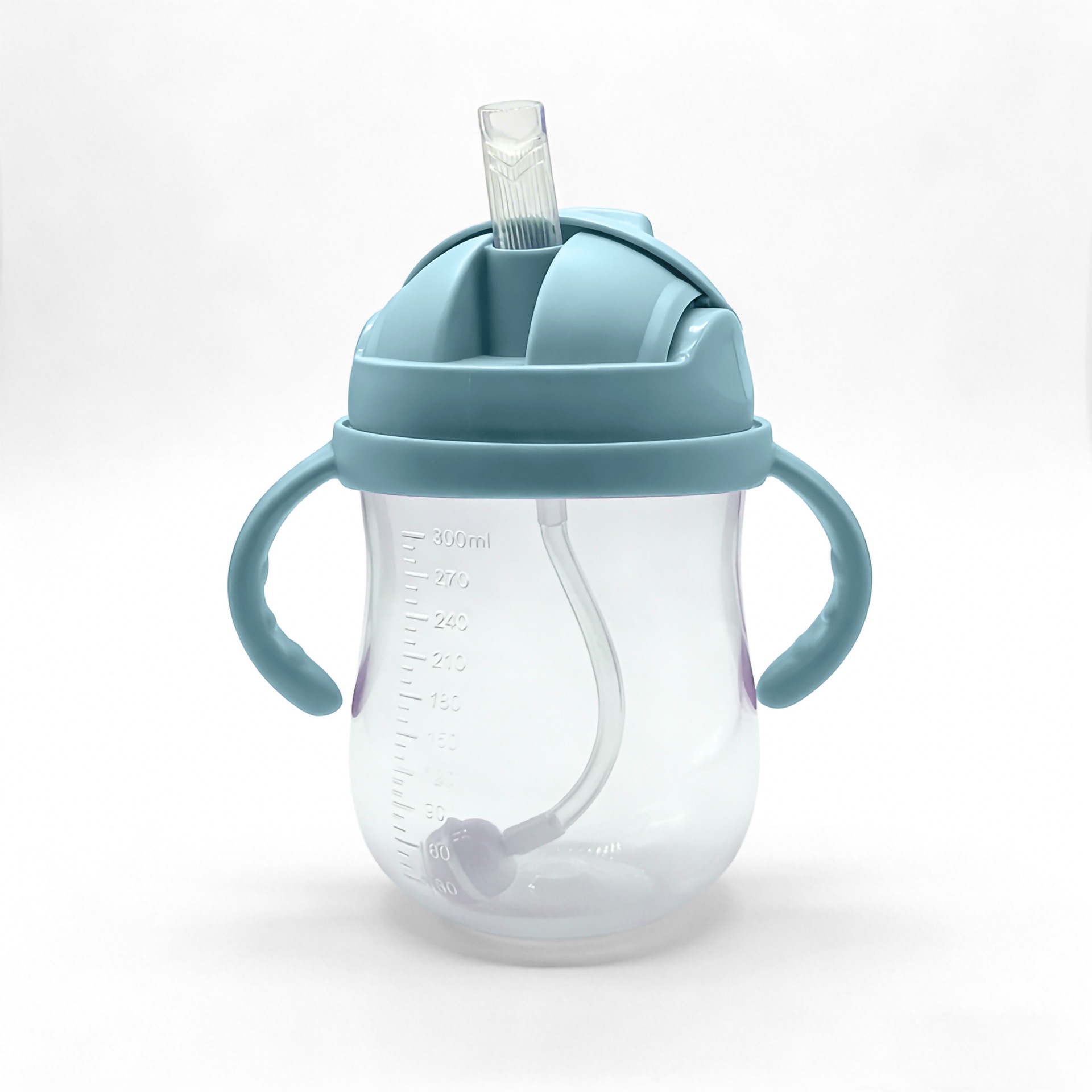 Aprender a beber taza PP azul 300ML(opp)