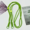 Adjustable long rope-all green solid color