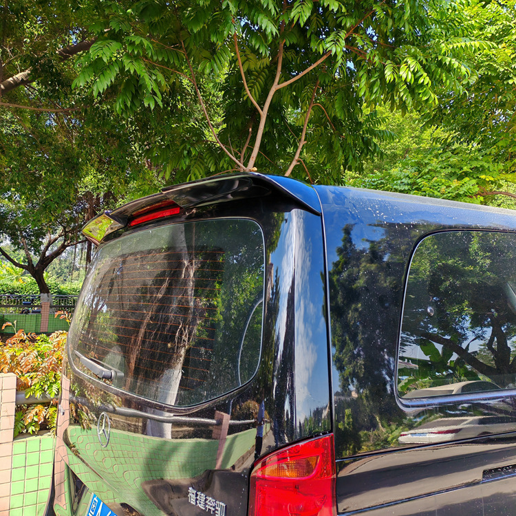 Suitable for 2016-2024 Mercedes-Benz Vito Rear Wing New V260/260L Modified and Upgraded Top Wing Fixed Wing