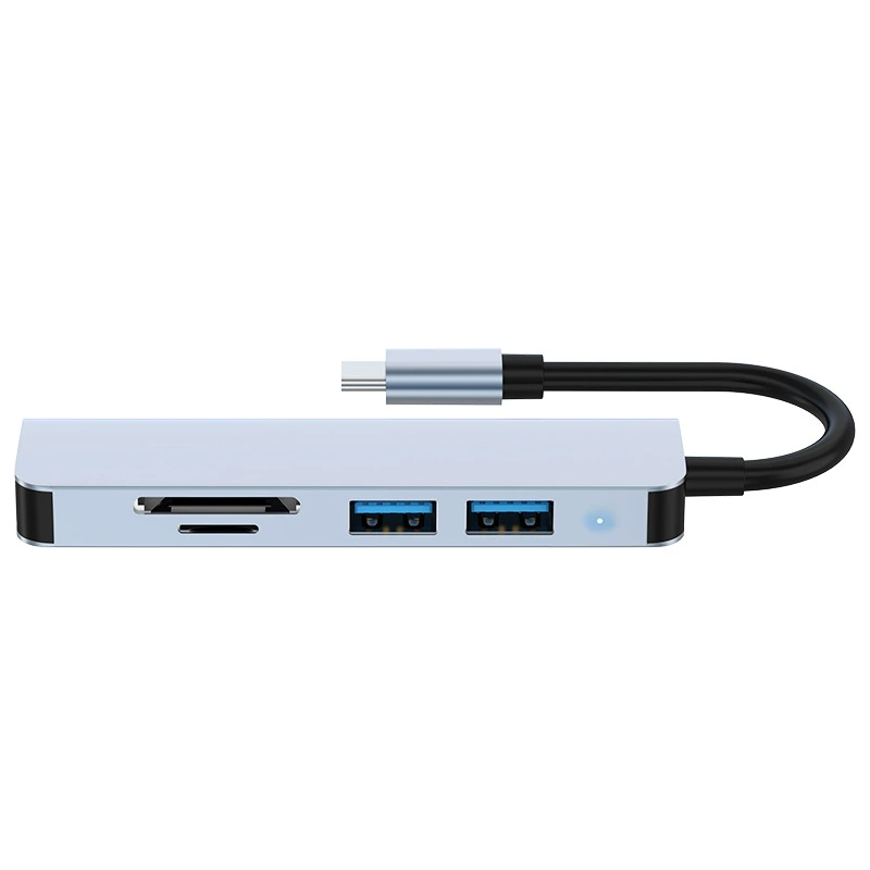 严选五合一扩展坞typec拓展坞macbook集线器hub笔记本usb扩展器